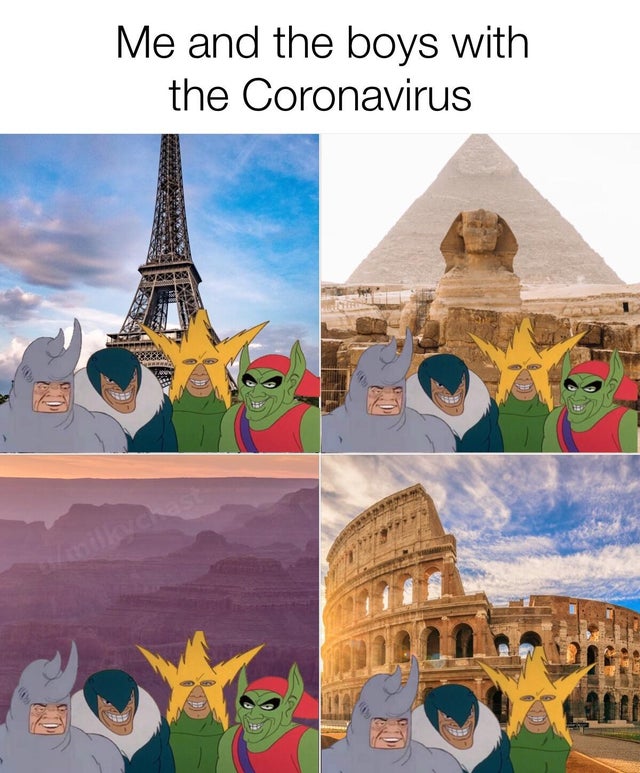 colosseum - Me and the boys with the Coronavirus