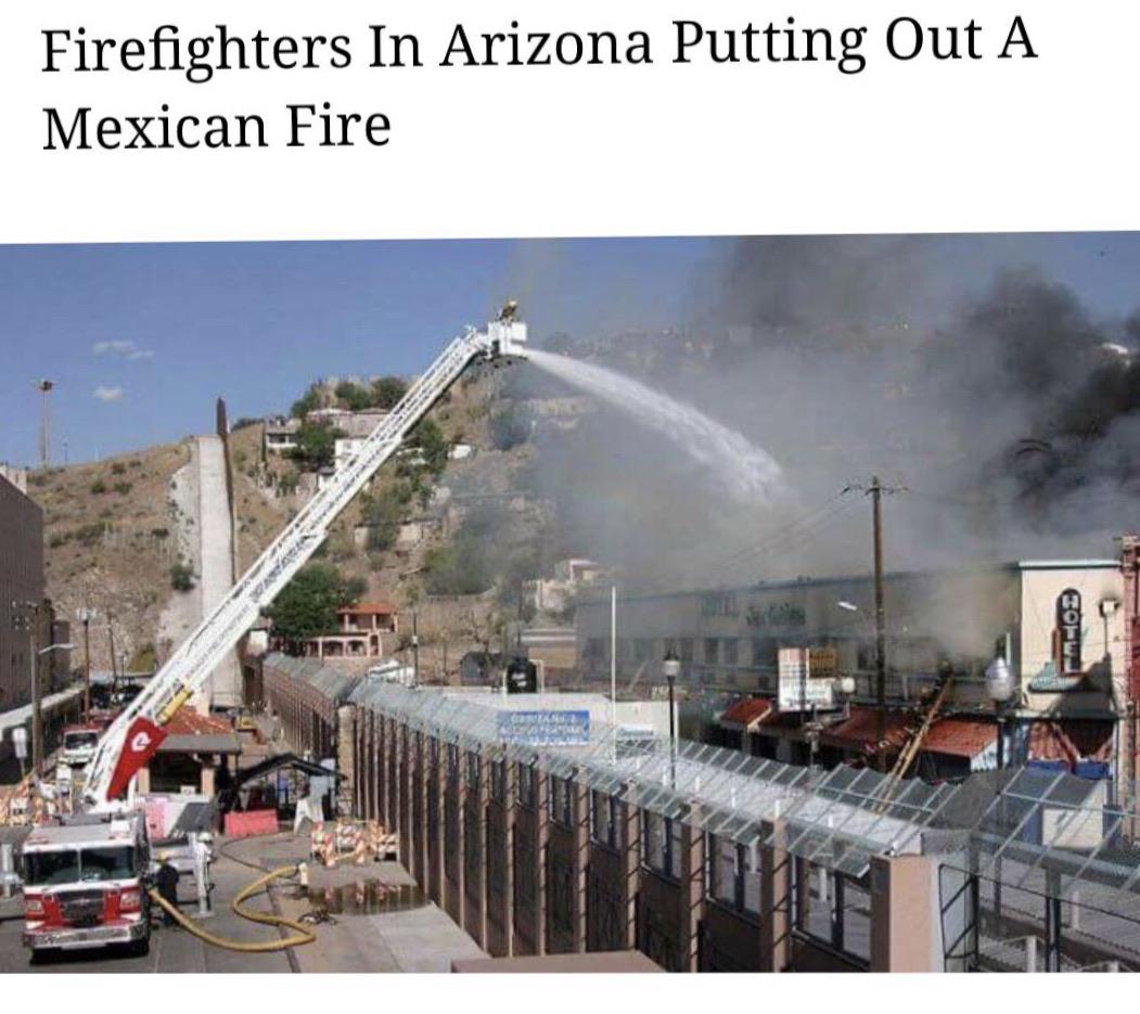 us firefighters in mexico - Firefighters In Arizona Putting Out A Mexican Fire Ewe
