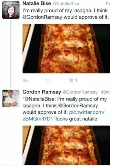 happy memes, wholesome memes, nice memes, clean memes, 2020 memes - gordon ramsay wholesome meme - Natalie Bise 1h I'm really proud of my lasagna. I think Ramsay would approve of it. Gordon Ramsay Gordon Ramsay 40m " Bise I'm really proud of my lasagna. I