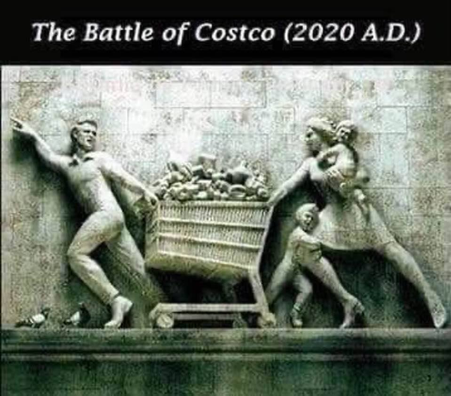 The Battle of Costco 2020 A.D.