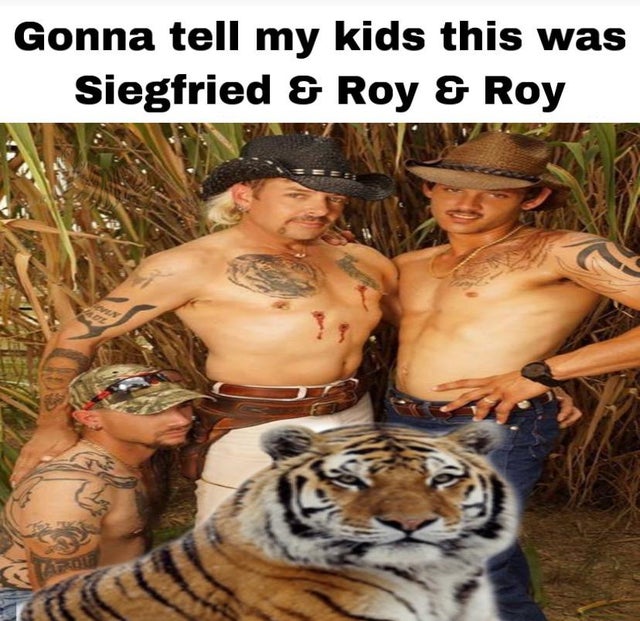 tiger king - meme - mexican birth certificate - Gonna tell my kids this was Siegfried & Roy & Roy