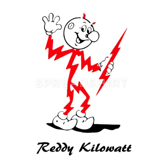 reddy kilowatt logo - W Sprint Reddy Kilowatt