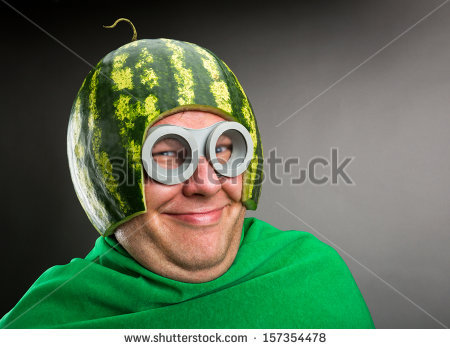 zoom background - stock images watermelon