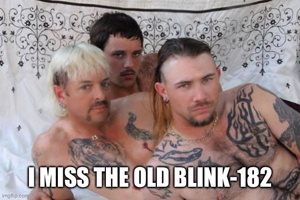 tiger-king-memes-barechestedness - e I Miss The Old Blink182 imgflip.com