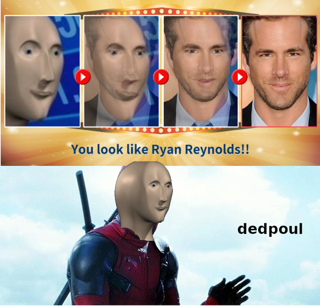 Deadpool - You look Ryan Reynolds!! dedpoul