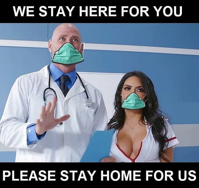 We Stay Here For You Please Stay Home For Us