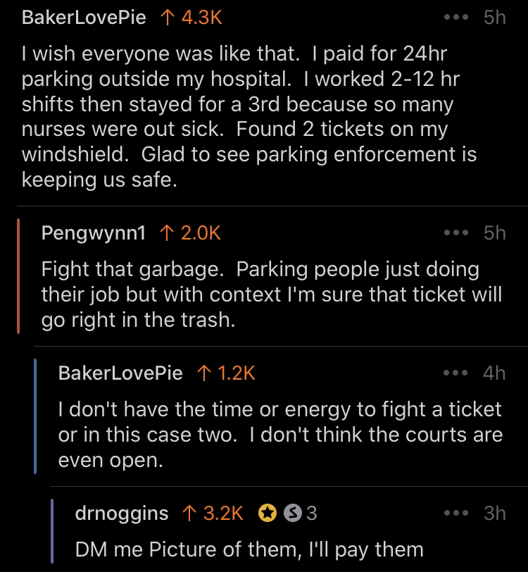 broken heart quotes - BakerLovePie ... 5h I wish everyone was that. I paid for 24hr parking outside my hospital. I worked 212 hr shifts then stayed for a 3rd because so many nurses were out sick. Found 2 tickets on my windshield. Glad to see parking enfor