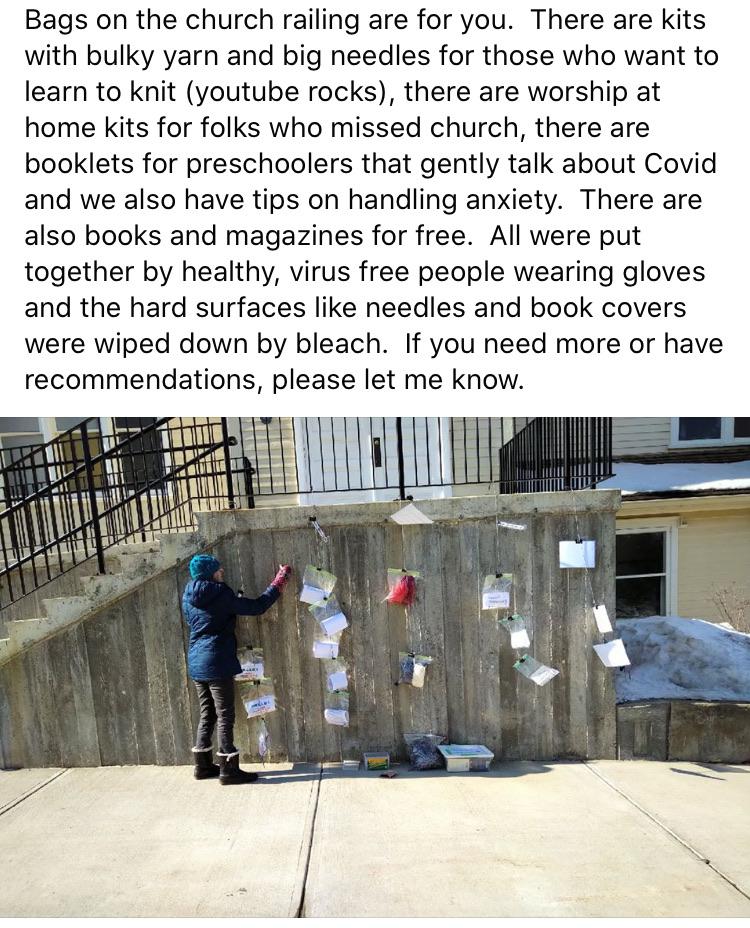 research paper outline - Bags on the church railing are for you. There are kits with bulky yarn and big needles for those who want to learn to knit youtube rocks, there are worship at home kits for folks who missed church, there are booklets for preschool