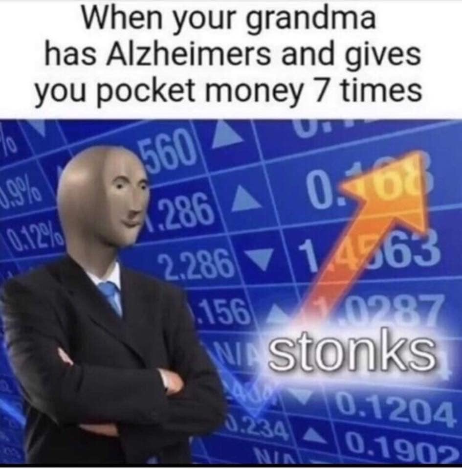giorno giovanna have a piano - When your grandma has Alzheimers and gives you pocket money 7 times 10 a 560 7.9% 0.68 9.286 A 2286 1.4563 1.156 10287 Ni stonks 2 0.1204 0.190