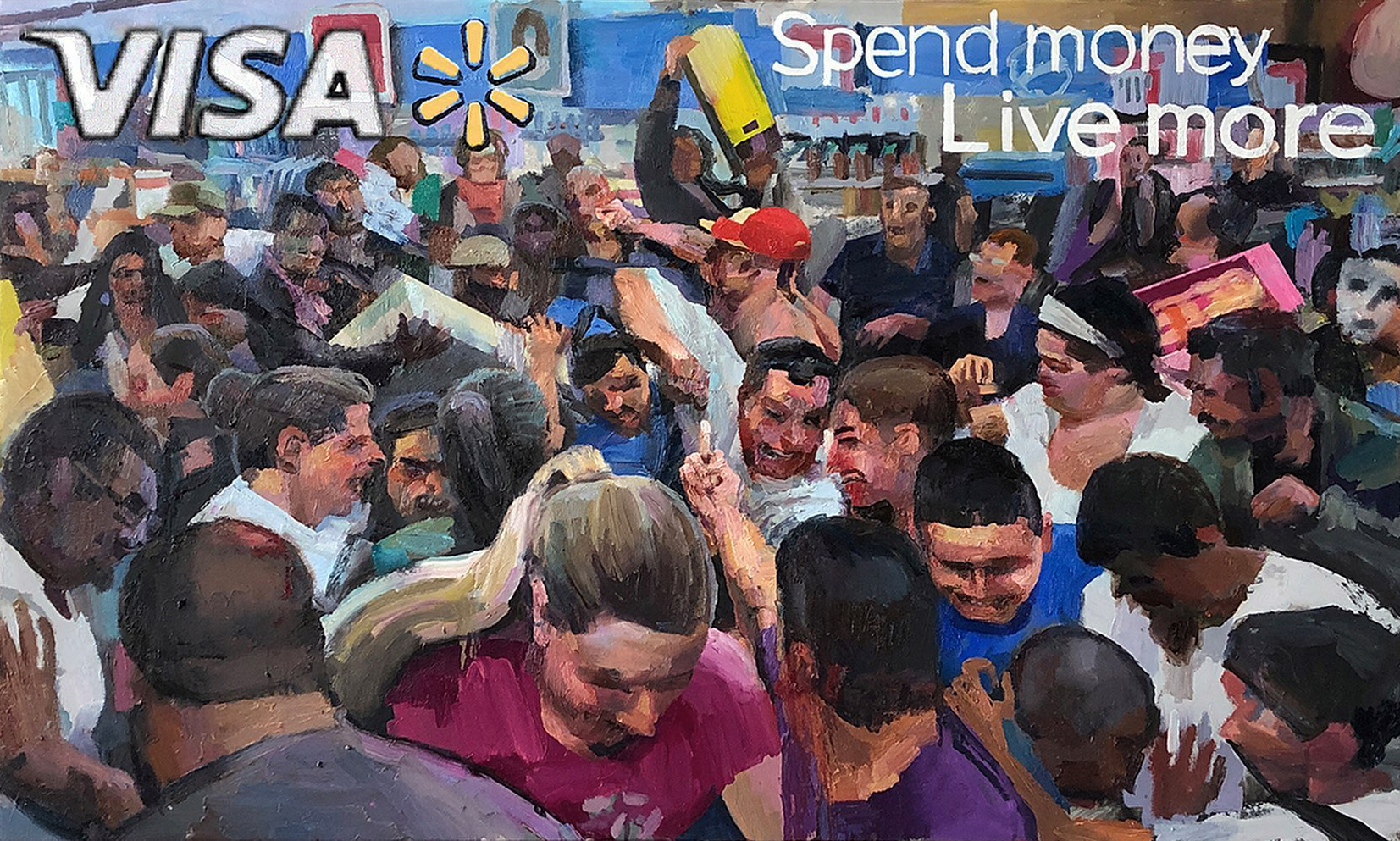 crowd - Visa! Spend money Live more