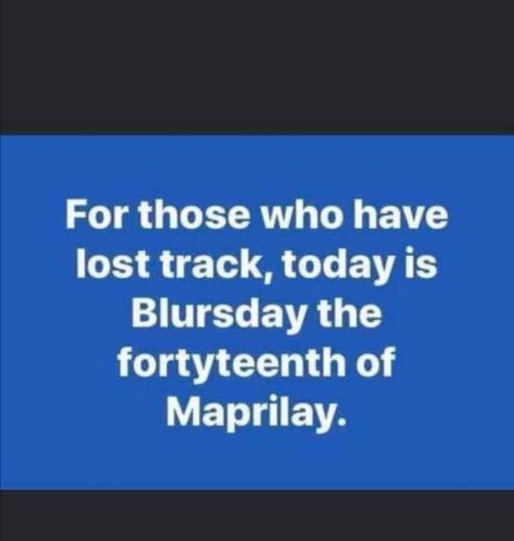 bloor homes - For those who have lost track, today is Blursday the fortyteenth of Maprilay.