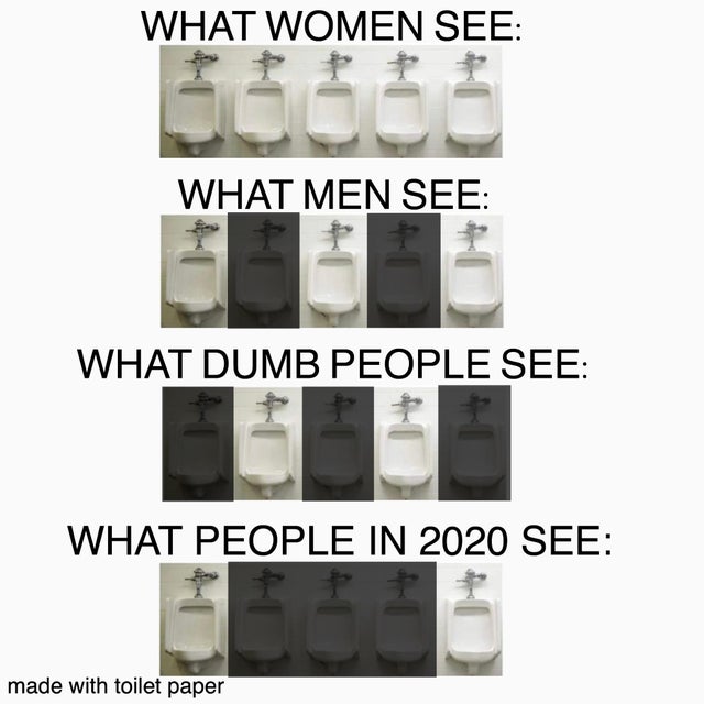 happy quotes about life - What Women See What Men See What Dumb People See What People In 2020 See made with toilet paper