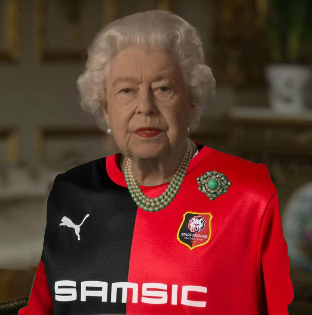 queen of england - football futbol soccer jersey