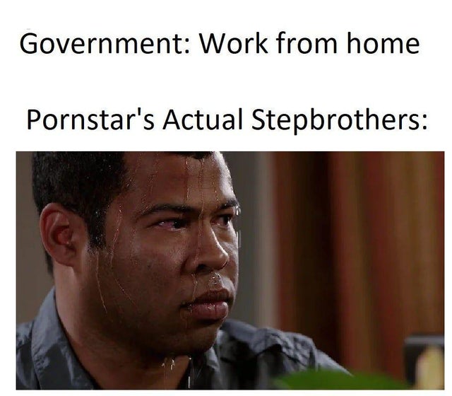 coronials meme - Government Work from home Pornstar's Actual Stepbrothers