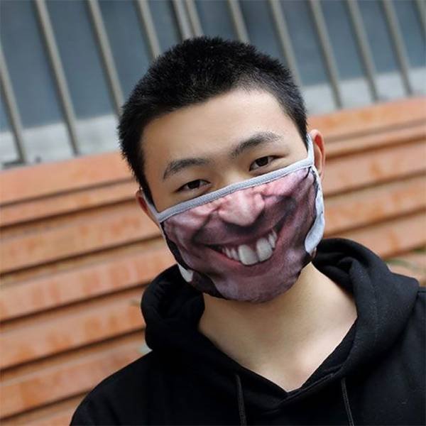 funny mouth mask
