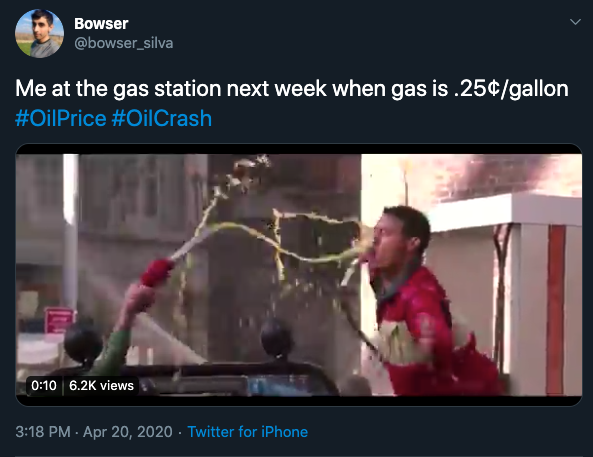 oil price crash meme - Me at the gas station next week when gas is.25gallon