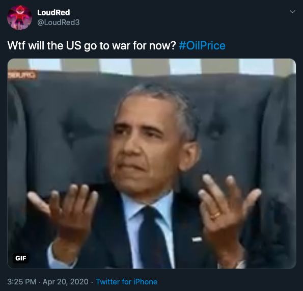 oil price crash meme - Wtf will the Us go to war for now?