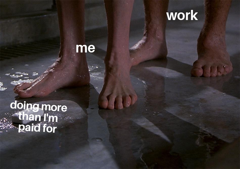 funny work memes 2020 - doing more than I'm paid for me work