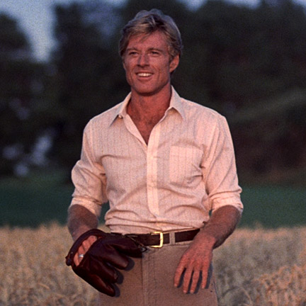 Robert Redford, plays a 19-year-old Roy Hobbs in the 984 baseball classic, 'The Natural'. Hobbs is shot while traveling to a try-out and spends the next 16-years making his return to professional baseball. So although Redford's character ages, the 47-year-old is still years older than the 35-year-old Hobbs.  


