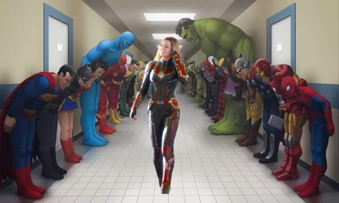 Superheroes Bowing in a Hospital Hallway Memes Are A S**tposter's Dream