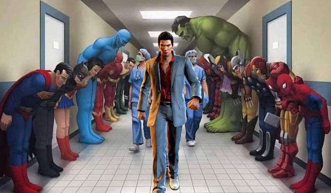 Superheroes Bowing in a Hospital Hallway Memes Are A S**tposter's Dream
