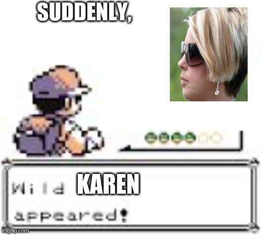 game boy pokemon ruby - Suddenly Wild Karen appeared imgflip.com