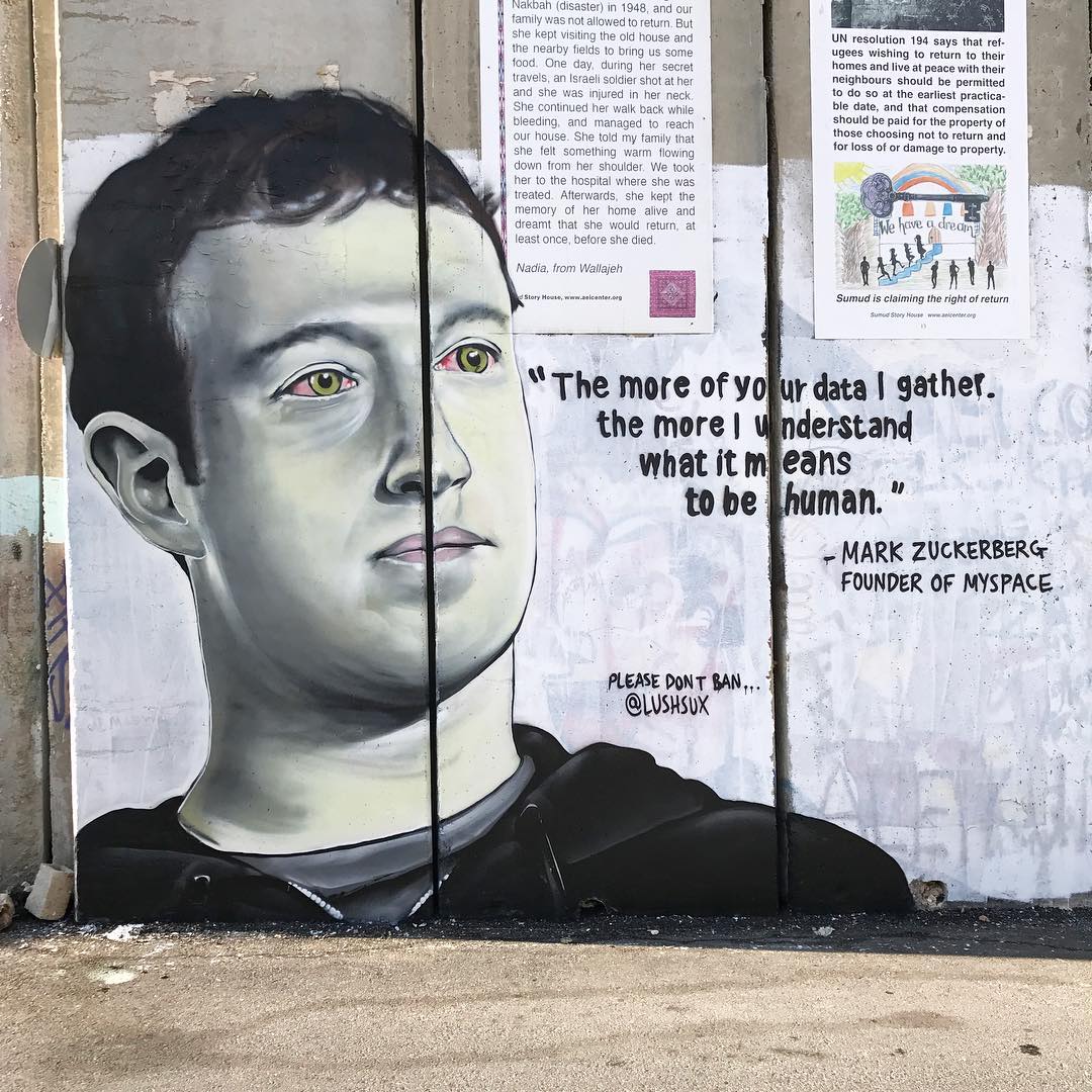 graffiti memes - mark zuckerberg