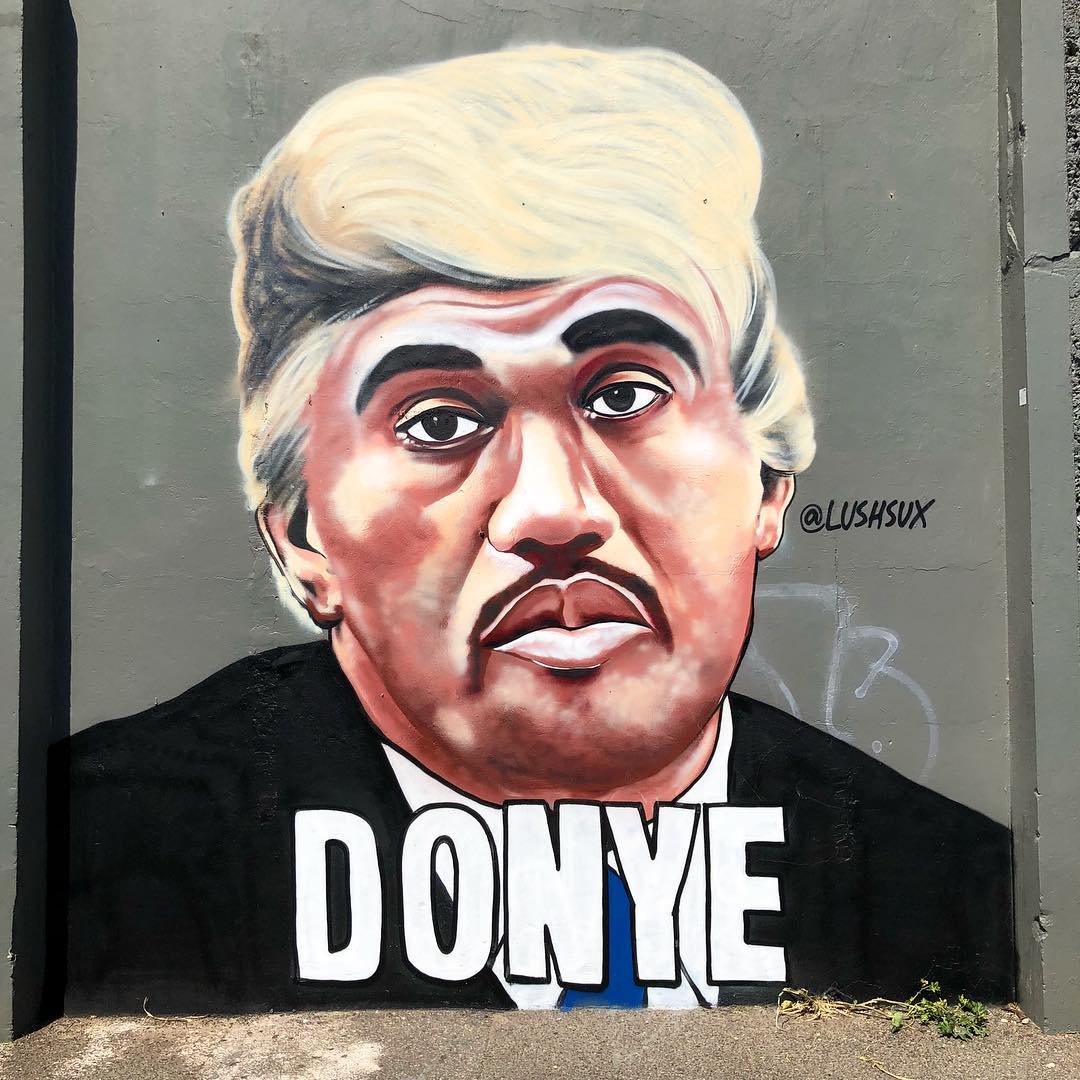 graffiti memes - Donye donald trump kanye west