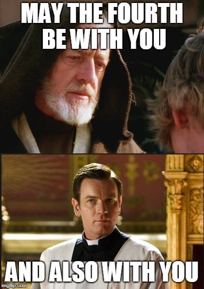 ewan mcgregor angels and demons - May The Fourth Be With You And Also With You imgflip.com