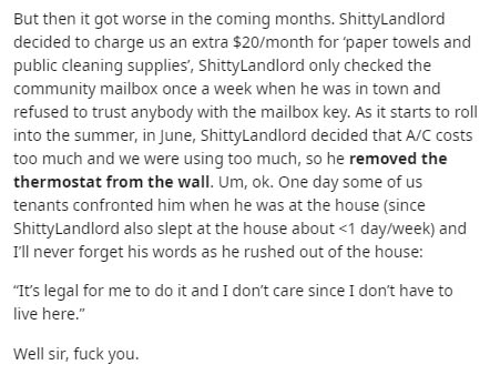 fault in our stars eulogy - But then it got worse in the coming months. ShittyLandlord decided to charge us an extra $20month for 'paper towels and public cleaning supplies', ShittyLandlord only checked the community mailbox once a week when he was in tow