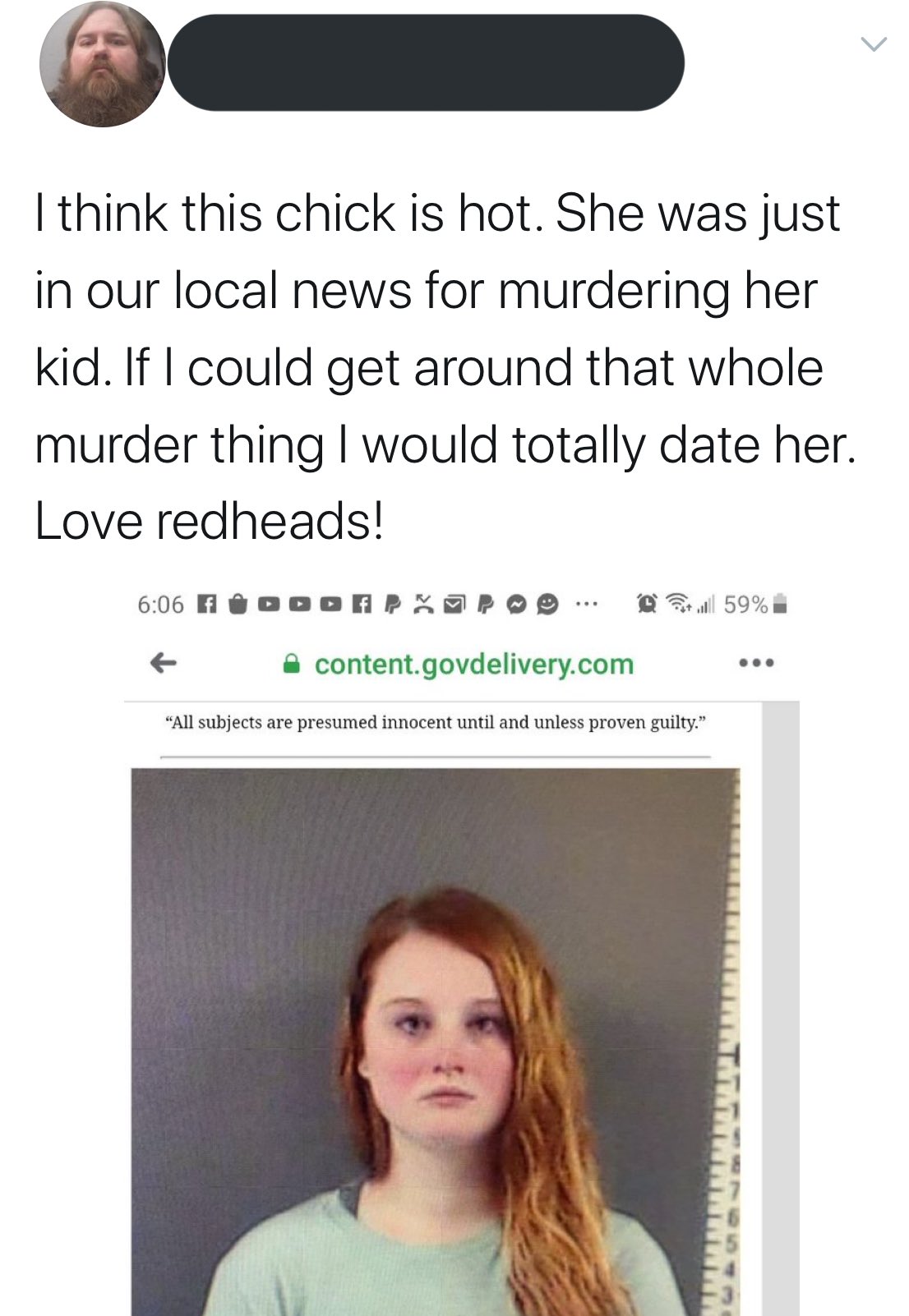 struggle memes - I think this chick is hot. She was just in our local news for murdering her kid. If I could get around that whole murder thing I would totally date her. Love redheads!