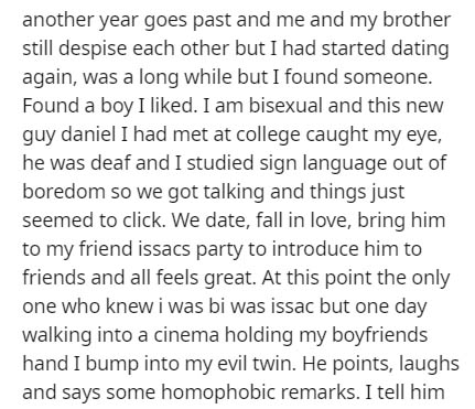 friendship essay 200 words - another year goes past and me and my brother still despise each other but I had started dating again, was a long while but I found someone. Found a boy I d. I am bisexual and this new guy daniel I had met at college caught my 