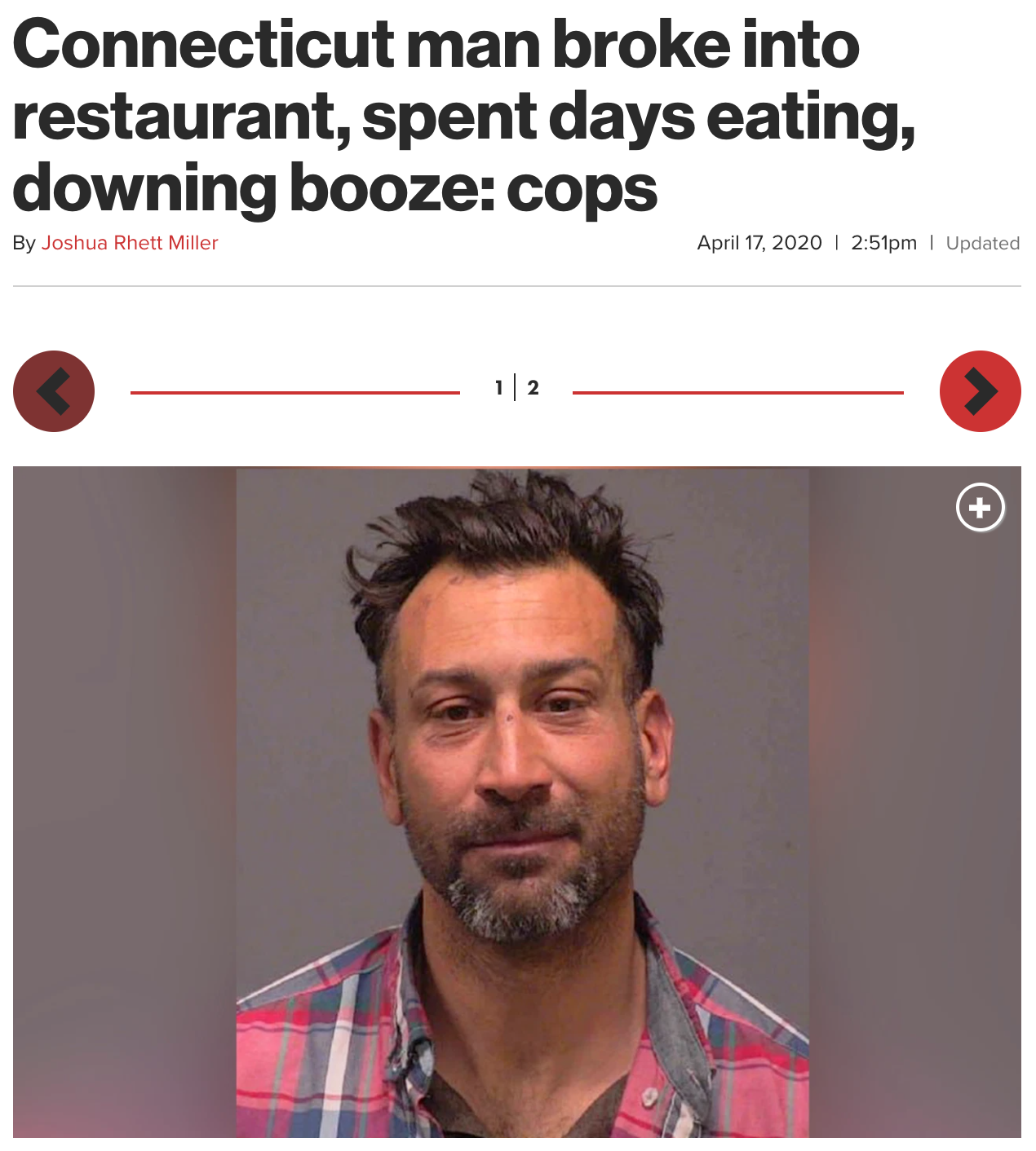 Connecticut man broke into restaurant, spent days eating, downing booze cops