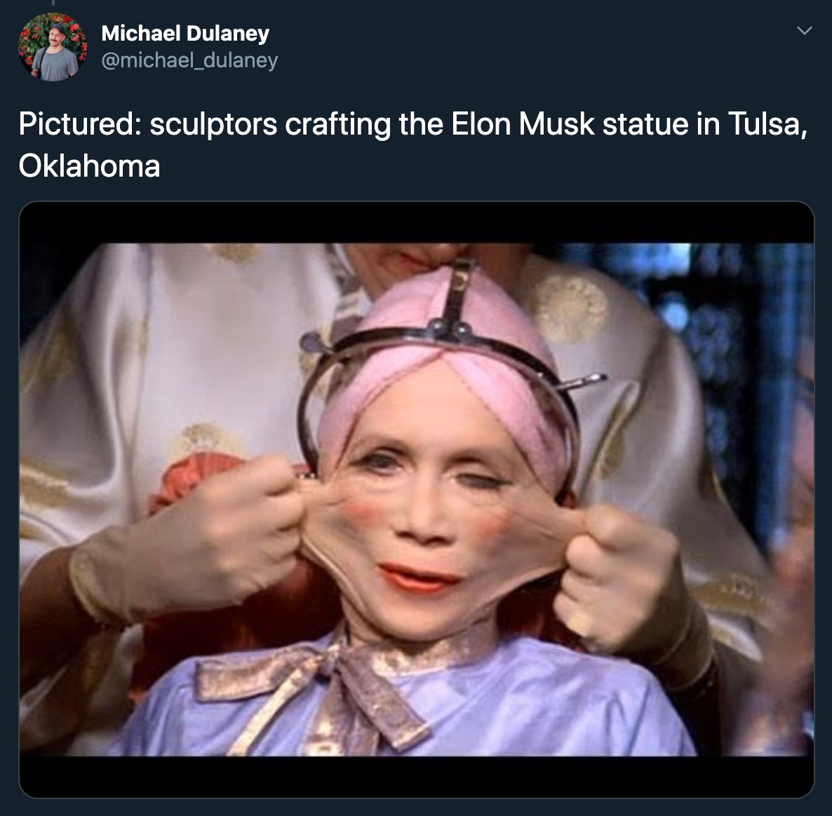 brazil terry gilliam 1985 - Pictured sculptors crafting the Elon Musk statue in Tulsa, Oklahoma