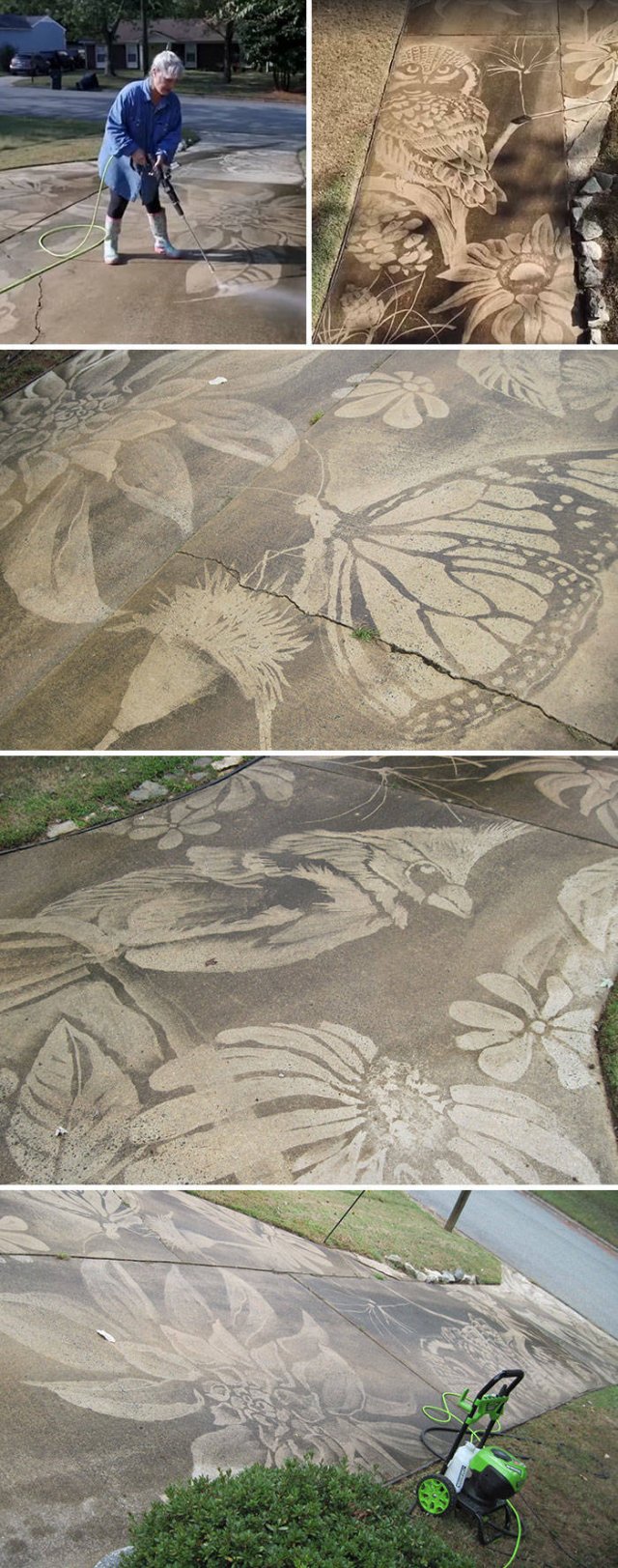 power washing before and after