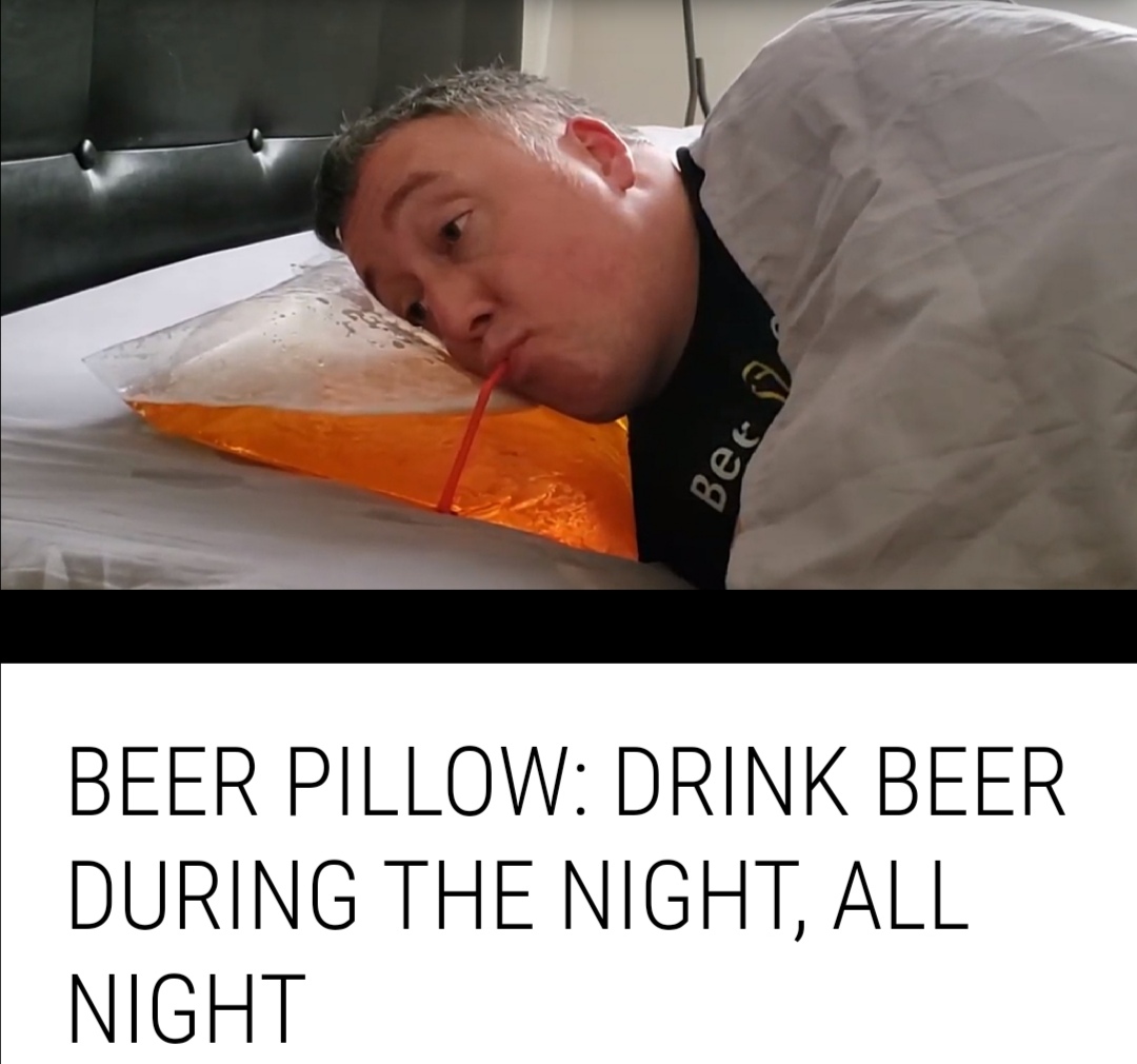 beer pillow - Bet Beer Pillow Drink Beer During The Night, All Night