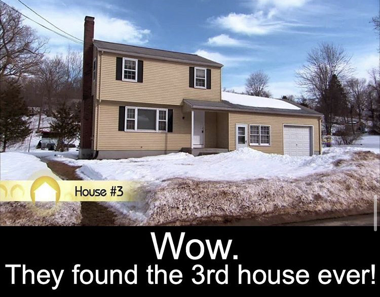 hugeplateofketchup8 jackson weimer snow - House Wow. They found the 3rd house ever!