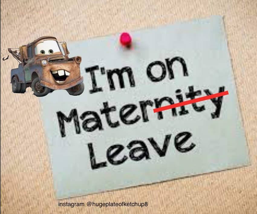 hugeplateofketchup8 jackson weimer cars mater - I'm on Maternity Leave instagram