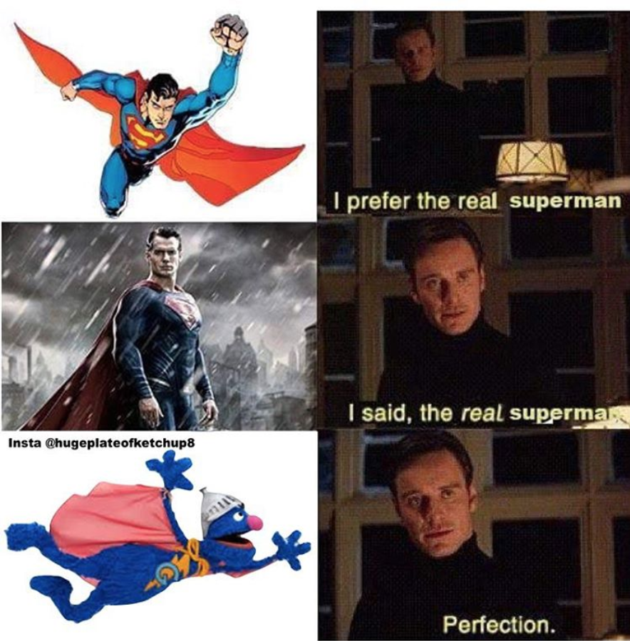 hugeplateofketchup8 jackson weimer Internet meme - I prefer the real superman I said, the real superma Insta Ghugeplateofketchup Perfection.