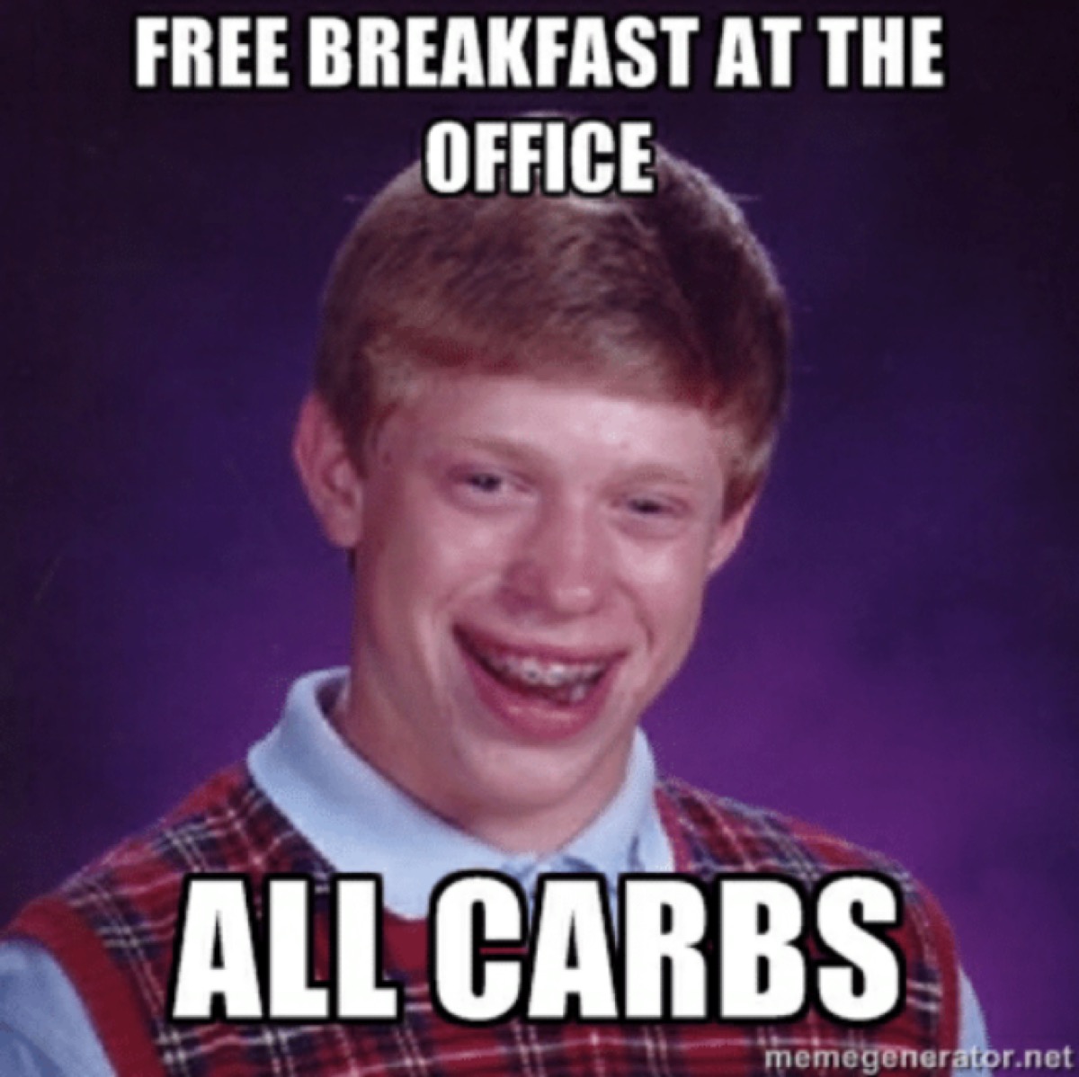 Free Breakfast At The Office All Carbs