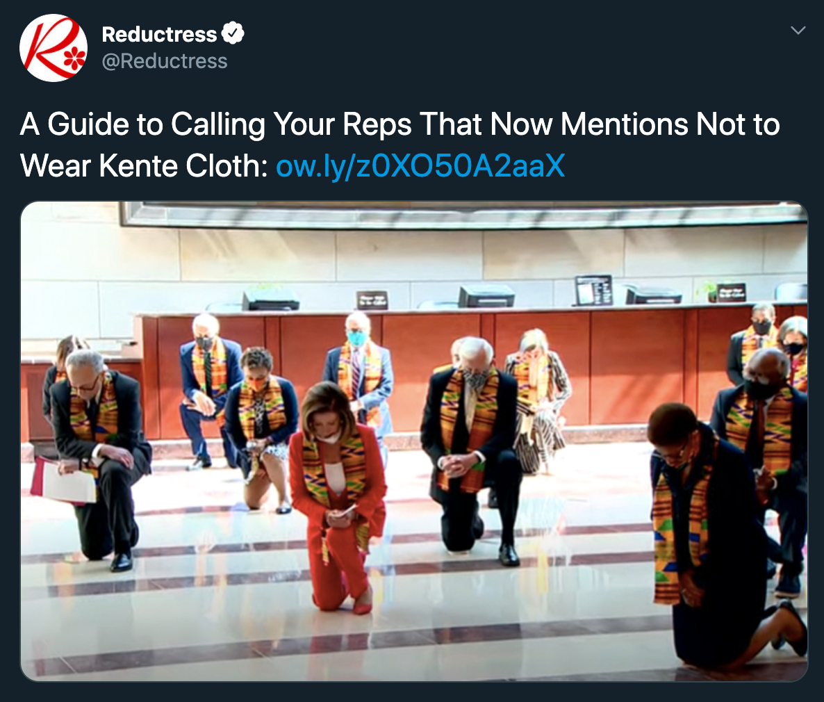 Reductress A Guide to Calling Your Reps That Now Mentions Not to Wear Kente Cloth