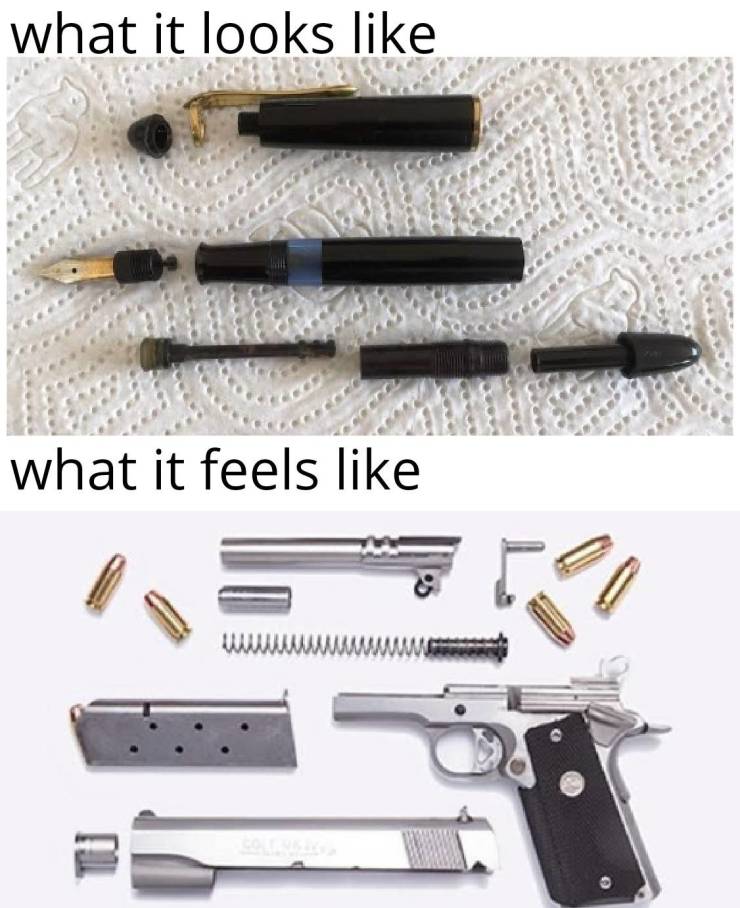 firearm - what it looks what it feels