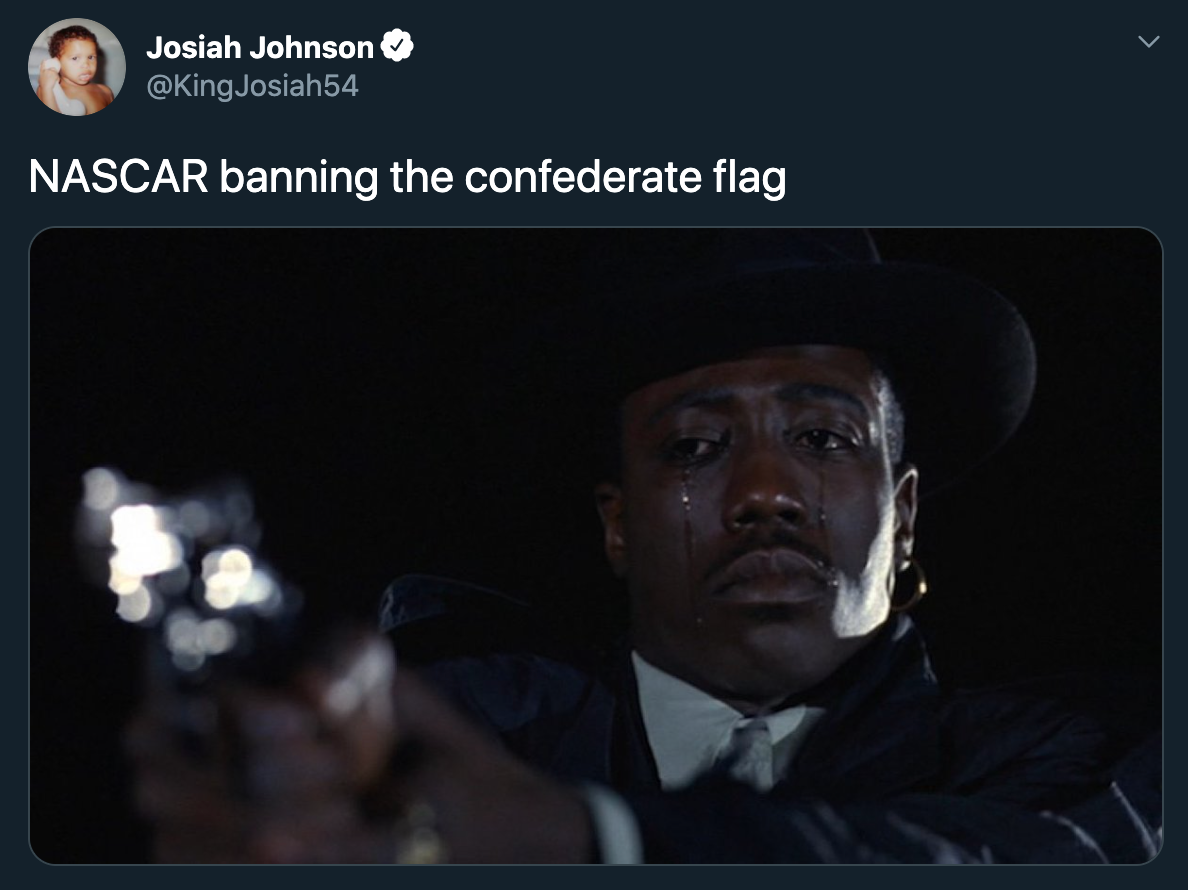 Nascar banning the confederate flag