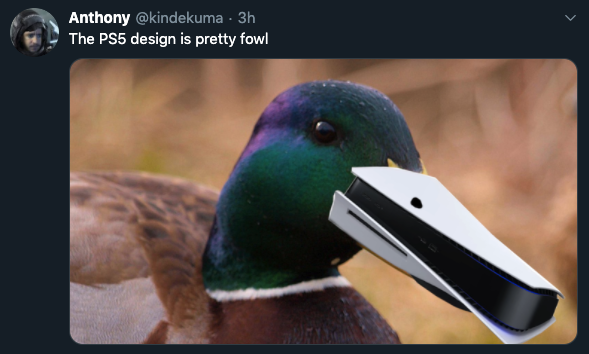Funny PS5 Memes - fauna - Anthony 3h The PS5 design is pretty fowl
