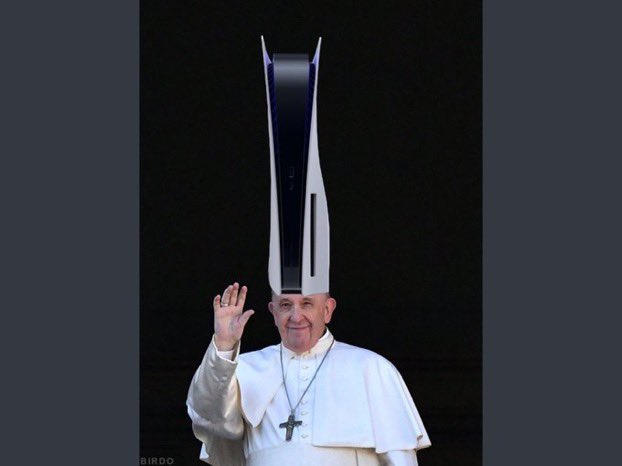 Funny PS5 Memes - pope francis