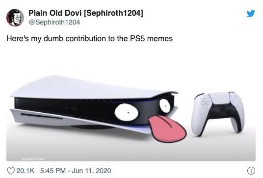 Funny PS5 Memes - multimedia - Plain Old Dovi Sephiroth1204 1204 Here's my dumb contribution to the PS5 memes