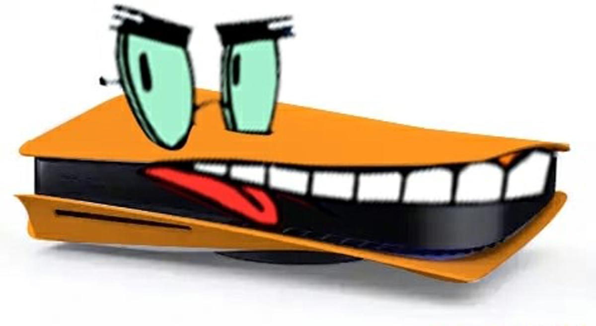 Funny PS5 Memes - orange