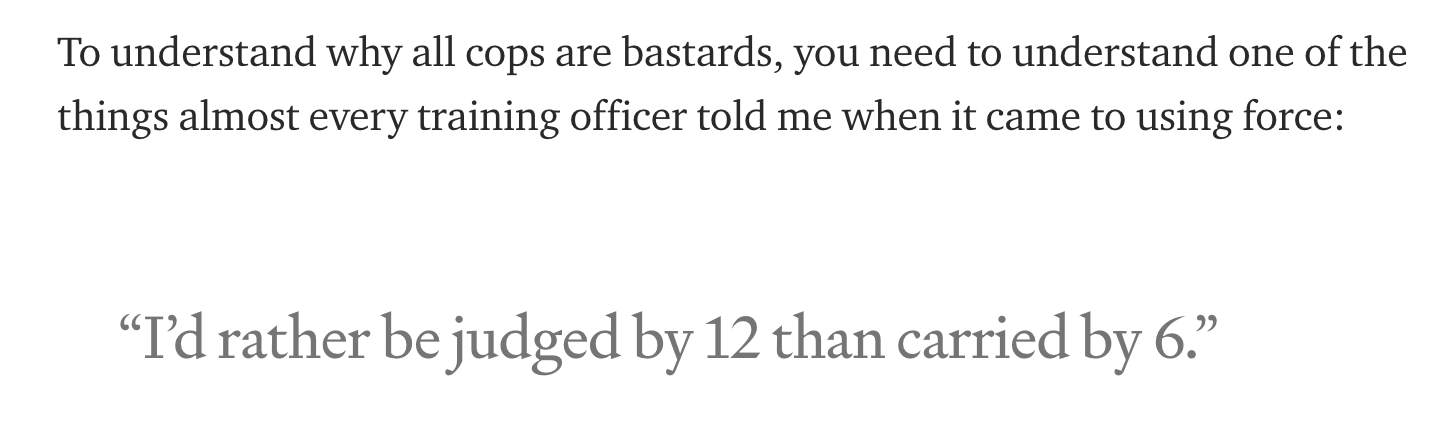 Former Cop Breaks down the Real Problems with Policing in the U.S.