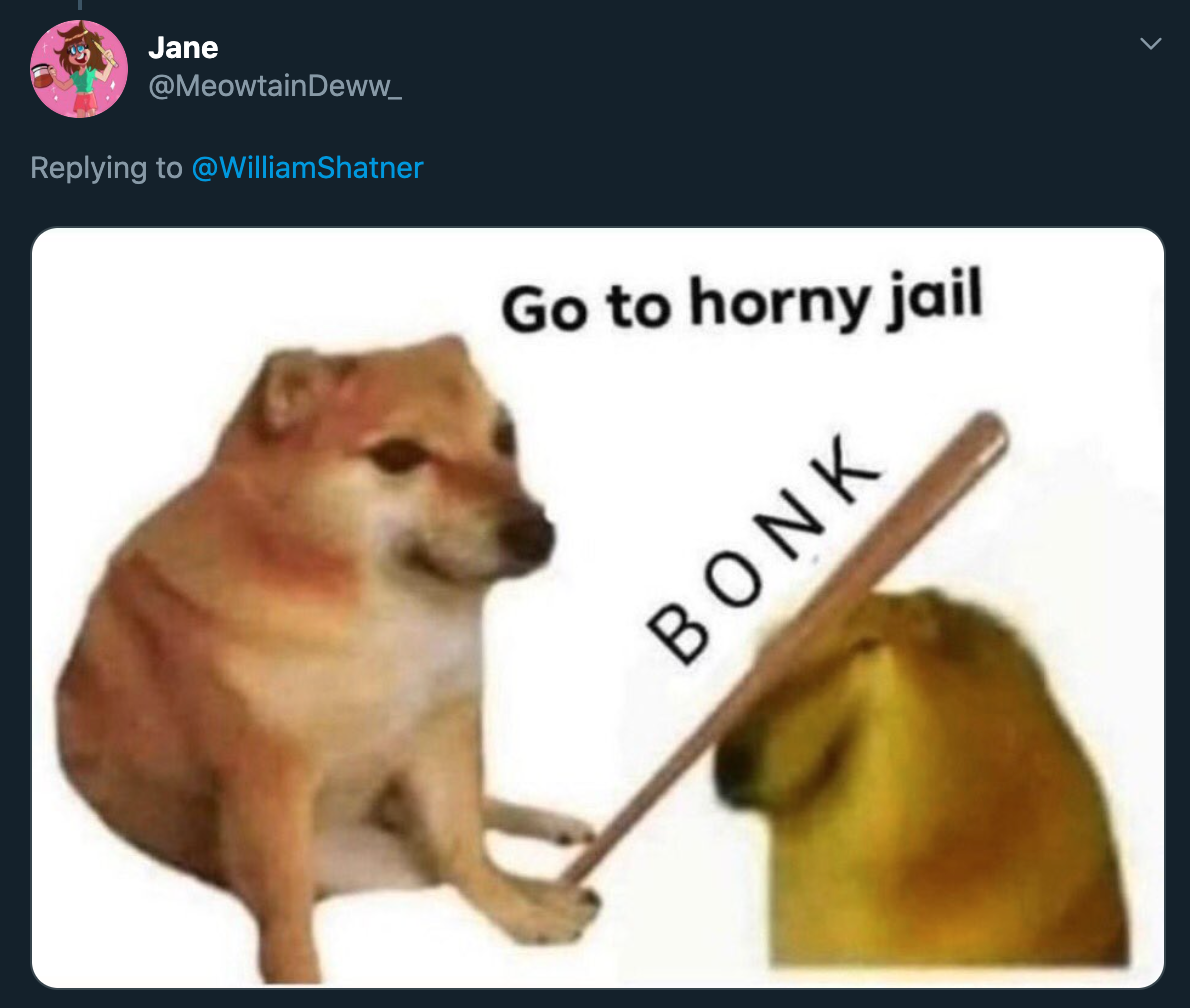 Shatner Go to horny jail Bonk