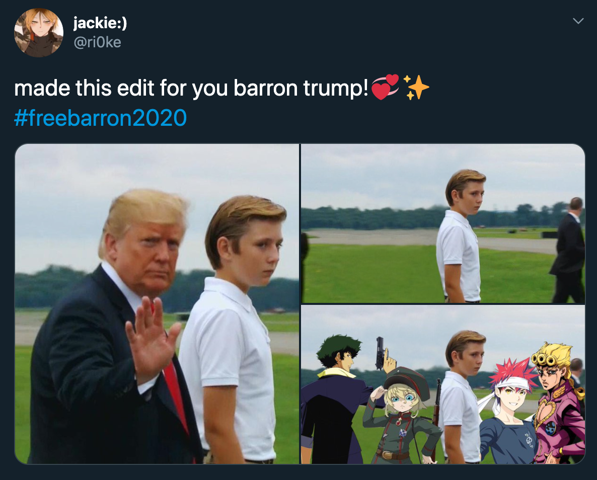 made this edit for you barron trump! 2020